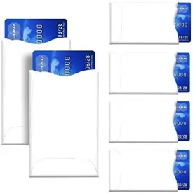 Carousel Checks Inc. RFID Blocking Sleeves, Pack of 15 (Credit Card Holders Only) for Identity Theft Protection