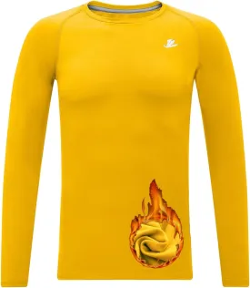 DEVOROPA Youth Boys Compression Thermal Shirt Long Sleeve Fleece Baselayer Soccer Baseball Undershirt