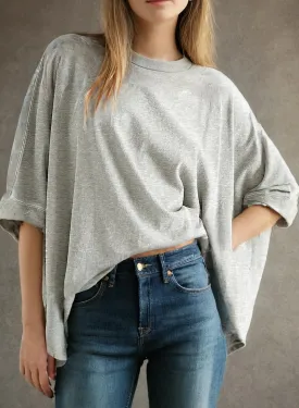 Dokotoo Summer Shirts 2025 Womens Solid T Shirts for Women Loose Oversized Tops Basic Tee