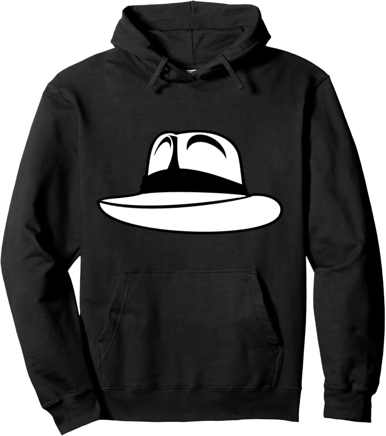 Fedora Hat Pullover Hoodie
