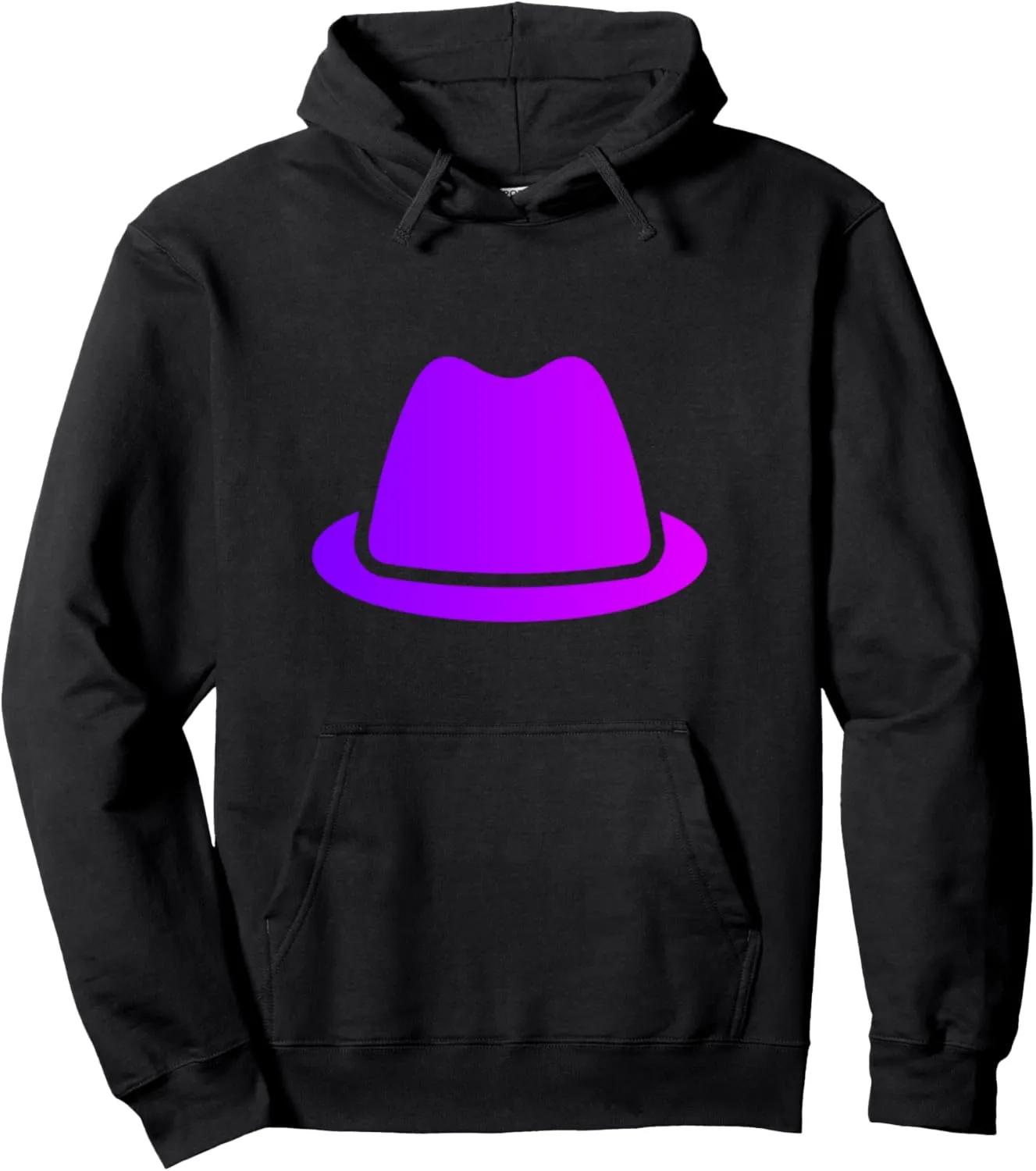 Fedora Hat Pullover Hoodie
