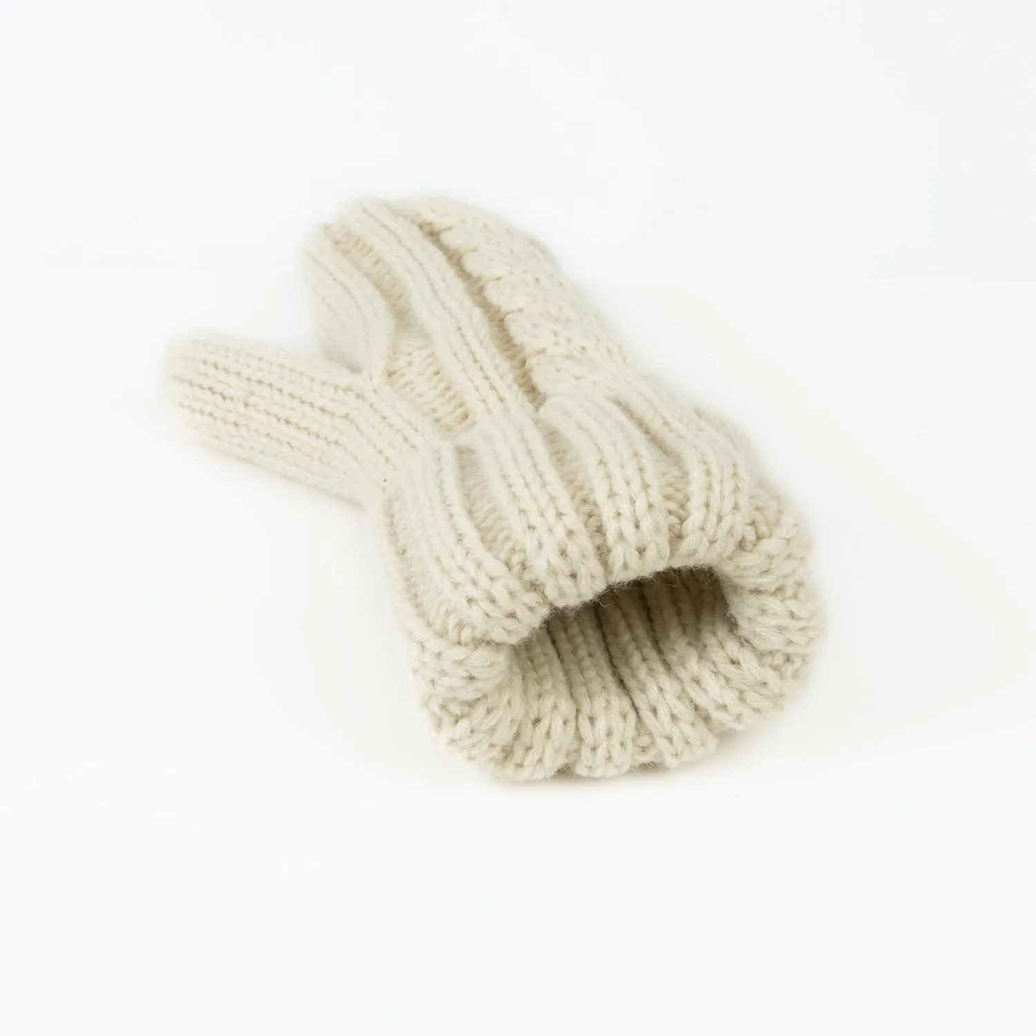Howard's Knit Mittens for Women - Sierra Cable Knit Mittens, Fleece Lined Mitten Pair for Winter and Cold Weather, One Size