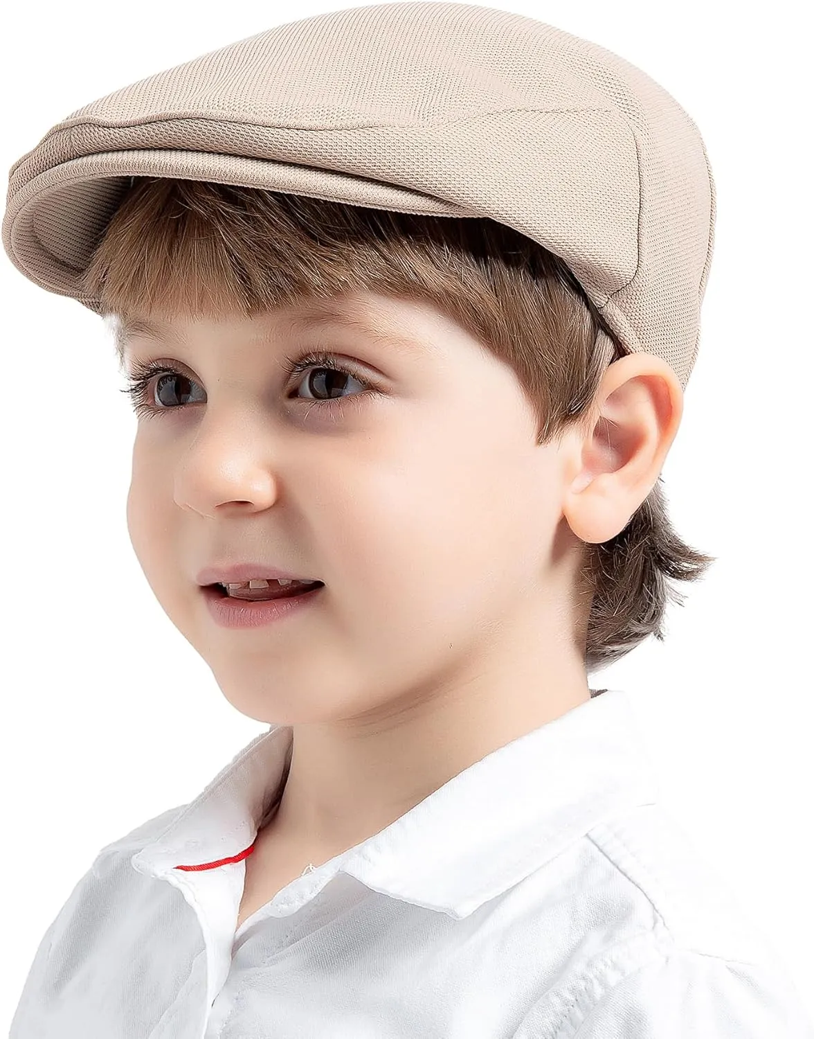 Jastore Kids Vintage Newsboy Cap Toddler Tweed Beret Hat Cabbie Hat Little Kids Driver Cap Ivy Gatsby Cap