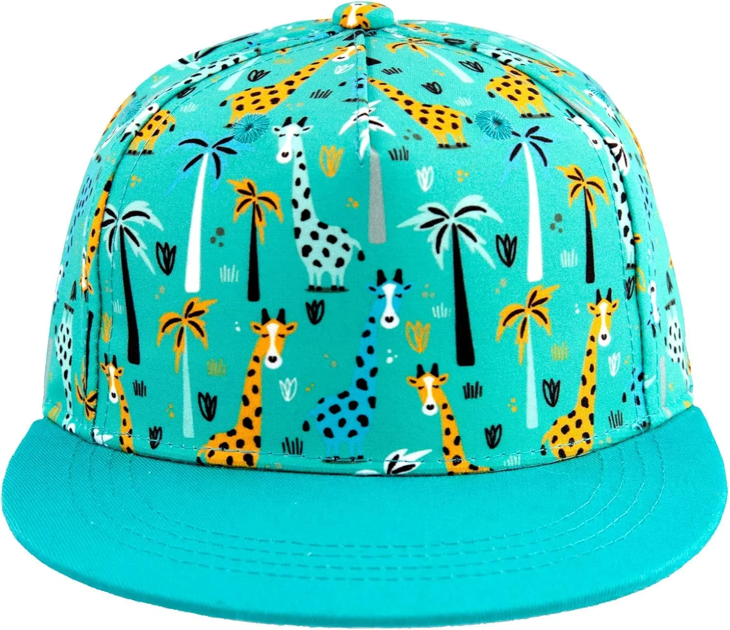 Kids Boy Girl Baseball Cap Baby Sun Hat Adjustable Toddler Trucker Hats with Flat Brim for Summer Outdoor