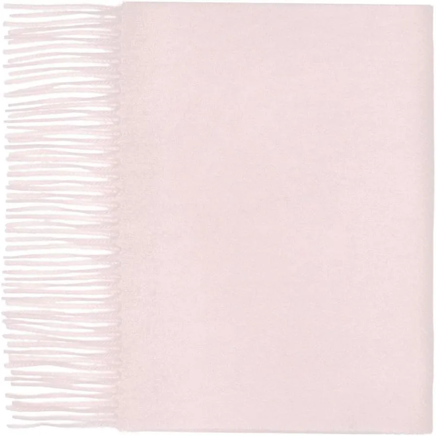 Lona Scott 100% Cashmere Scarf, Plain Scarf, Pale Pink