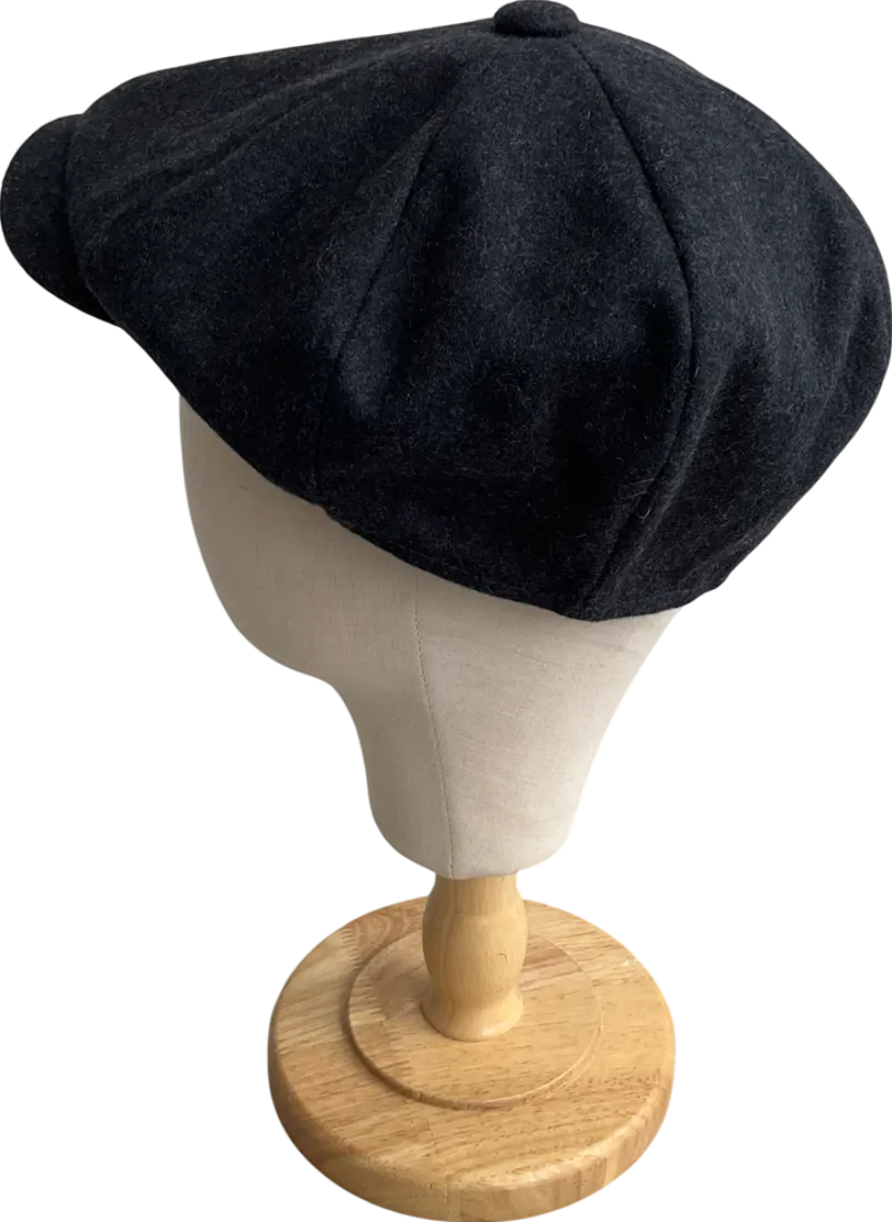 M&S Grey X Ian Wright Wool Blend Flat Cap UK S/M
