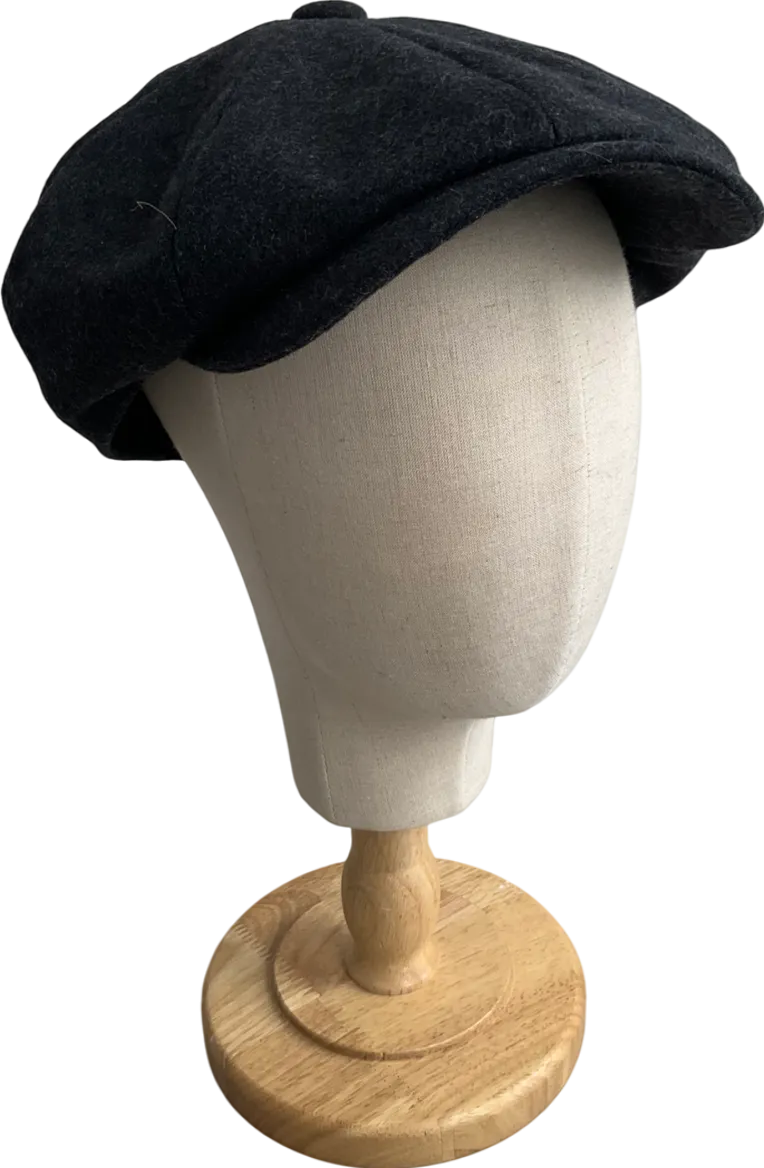 M&S Grey X Ian Wright Wool Blend Flat Cap UK S/M