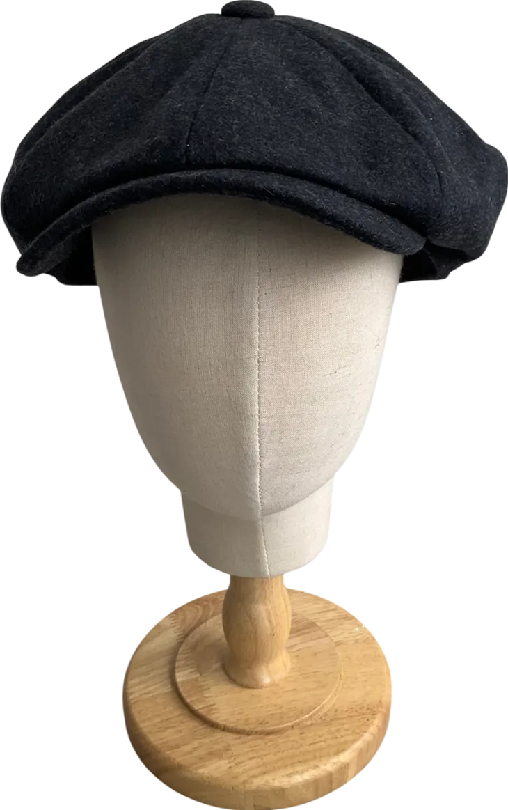 M&S Grey X Ian Wright Wool Blend Flat Cap UK S/M