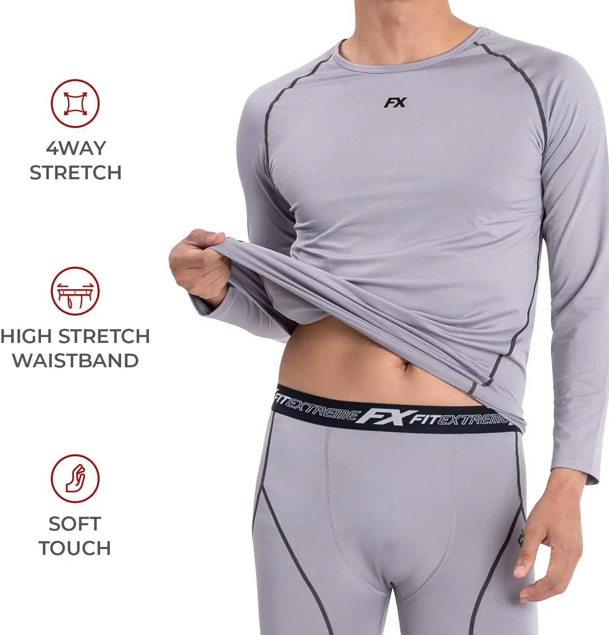 MAXHEAT Mens Thermal Underwear Pants Long Johns Bottom with Fleece Lined