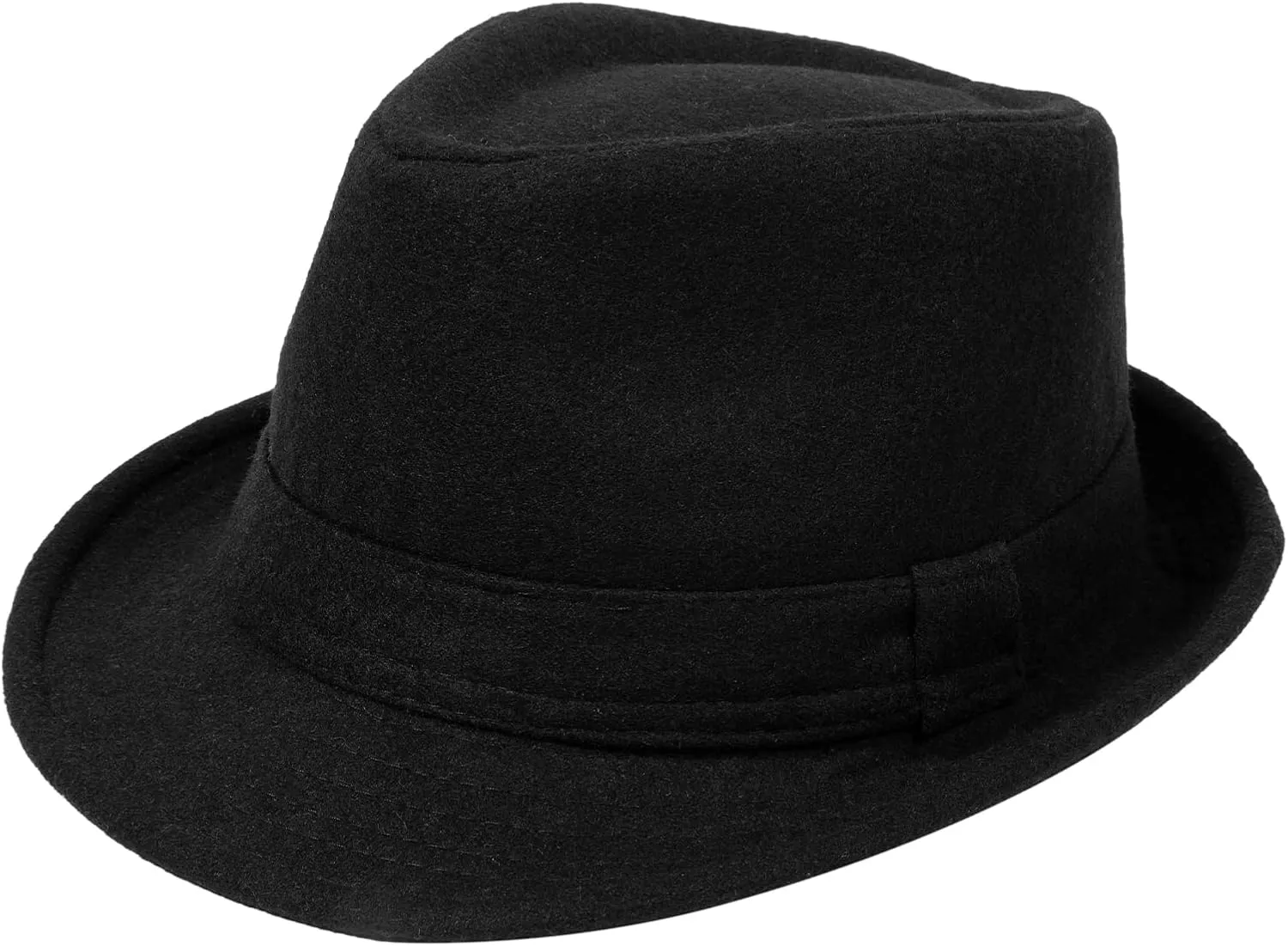 Men's Classic Manhattan Structured Trilby Fedora Hat for Women