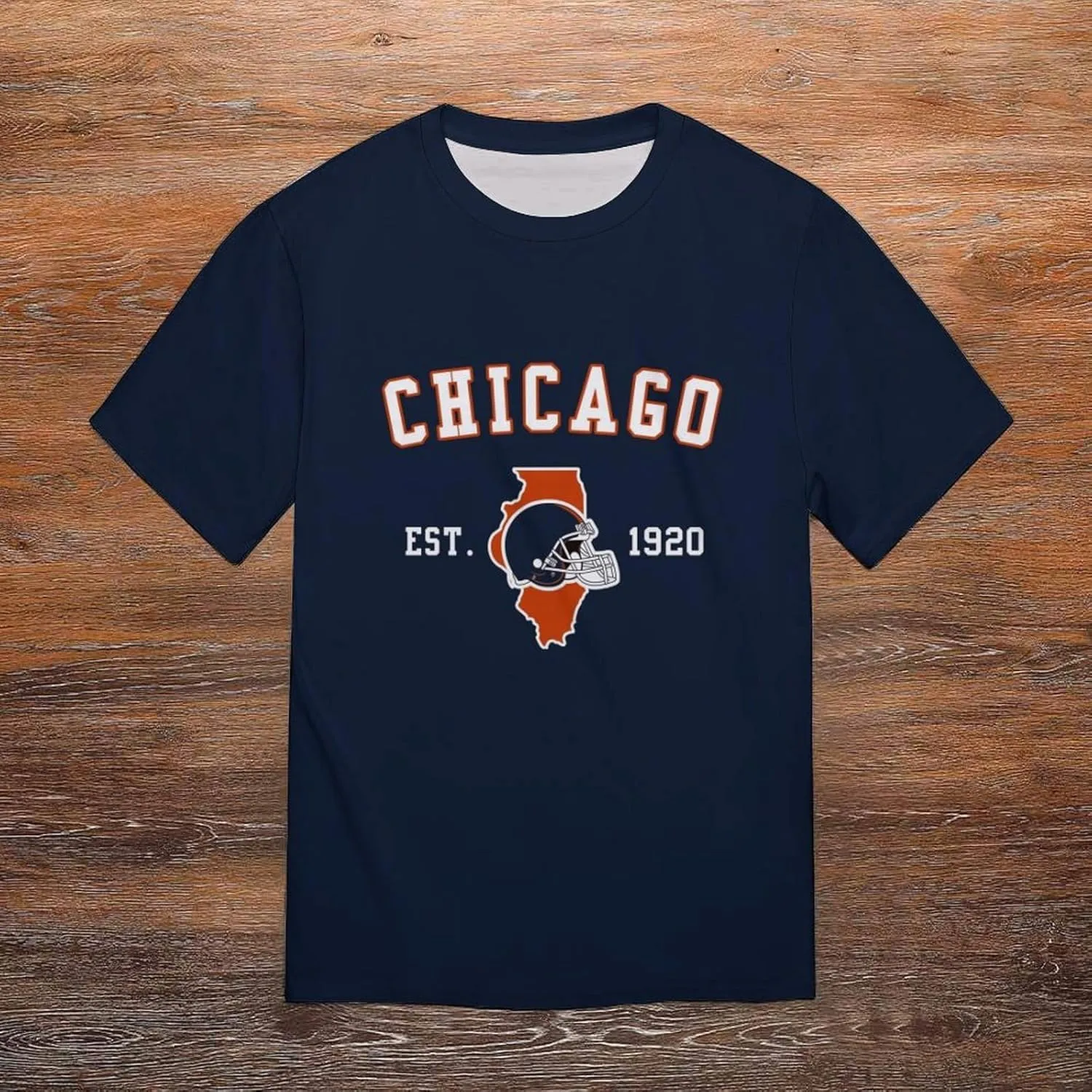 Men's Football Shirts Short Sleeve City Map Helmet T-Shirt Team Color Game Day Apparel Fans Gift S-2XL