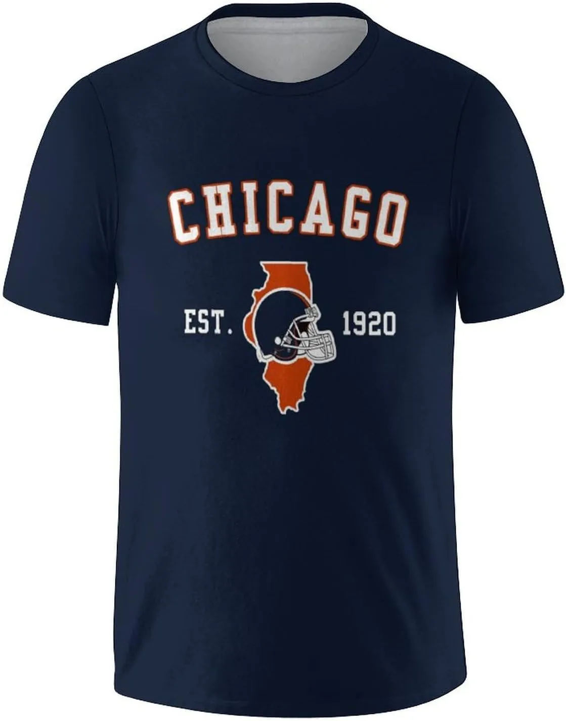 Men's Football Shirts Short Sleeve City Map Helmet T-Shirt Team Color Game Day Apparel Fans Gift S-2XL