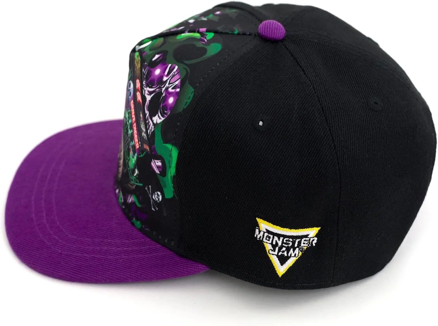 Monster Jam Grave Digger Earth Shaker Maximum Destruction El Toro Loco Megalodon Adjustable Flat Brim Snapback Cap One Size