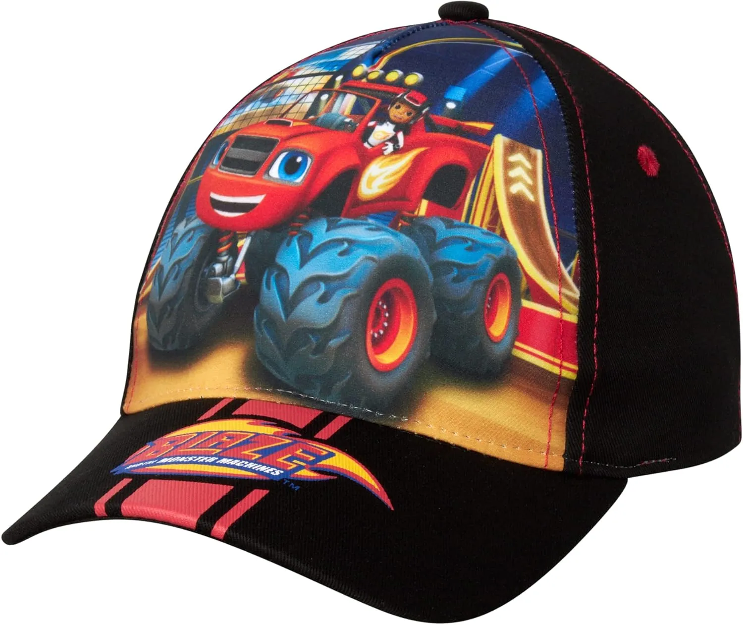 Nickelodeon Boys' Blaze and The Monster Machines Hat -Adjustable Cotton Baseball Cap (Toddler)