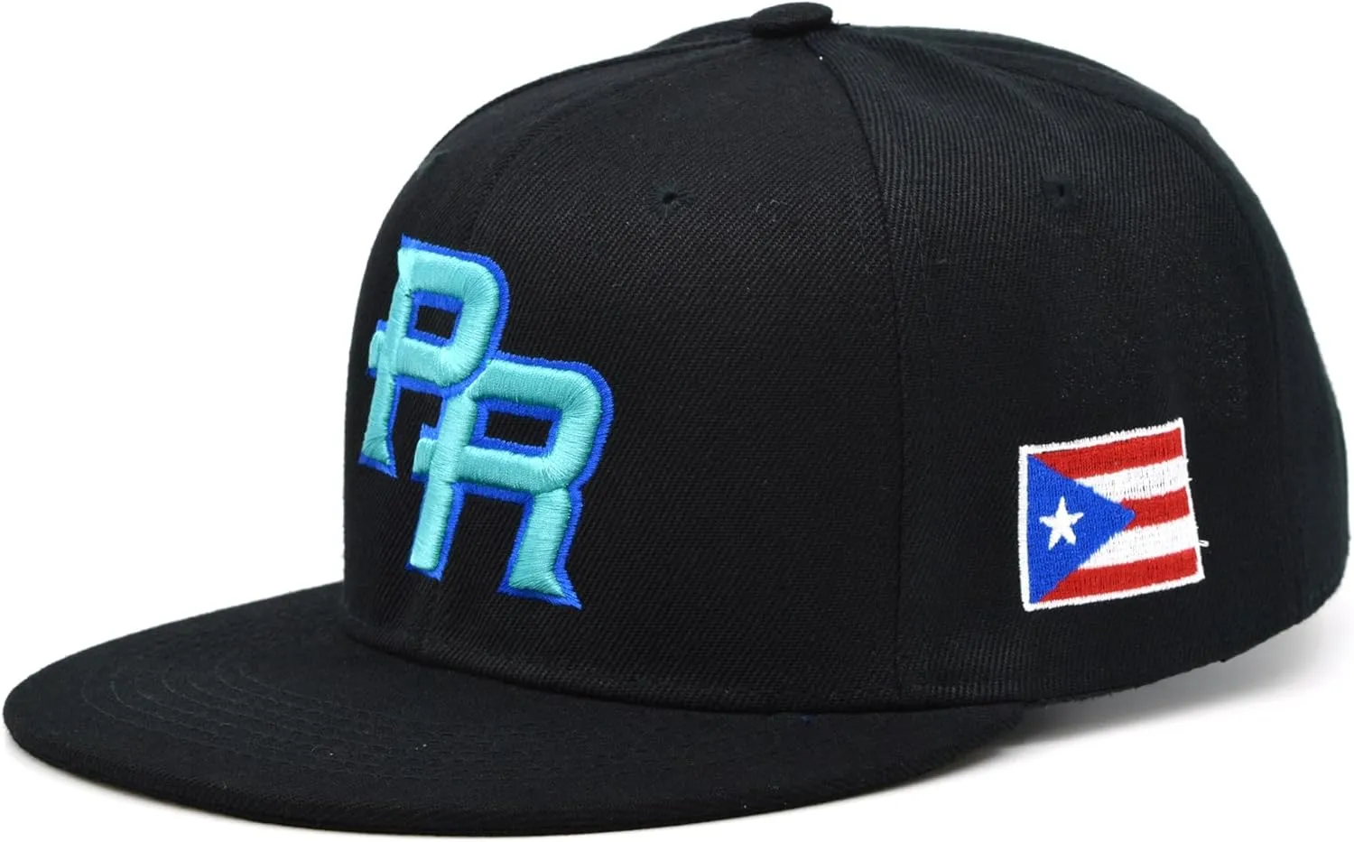 Puerto Rico Snapback Hat US Embroidery Flag 3D PR Flat Bill PR Baseball Cap