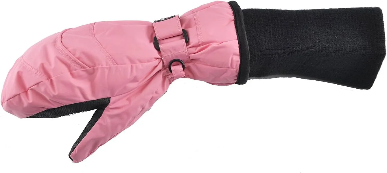 SnowStoppers Kids Waterproof Long Cuff Winter Mittens