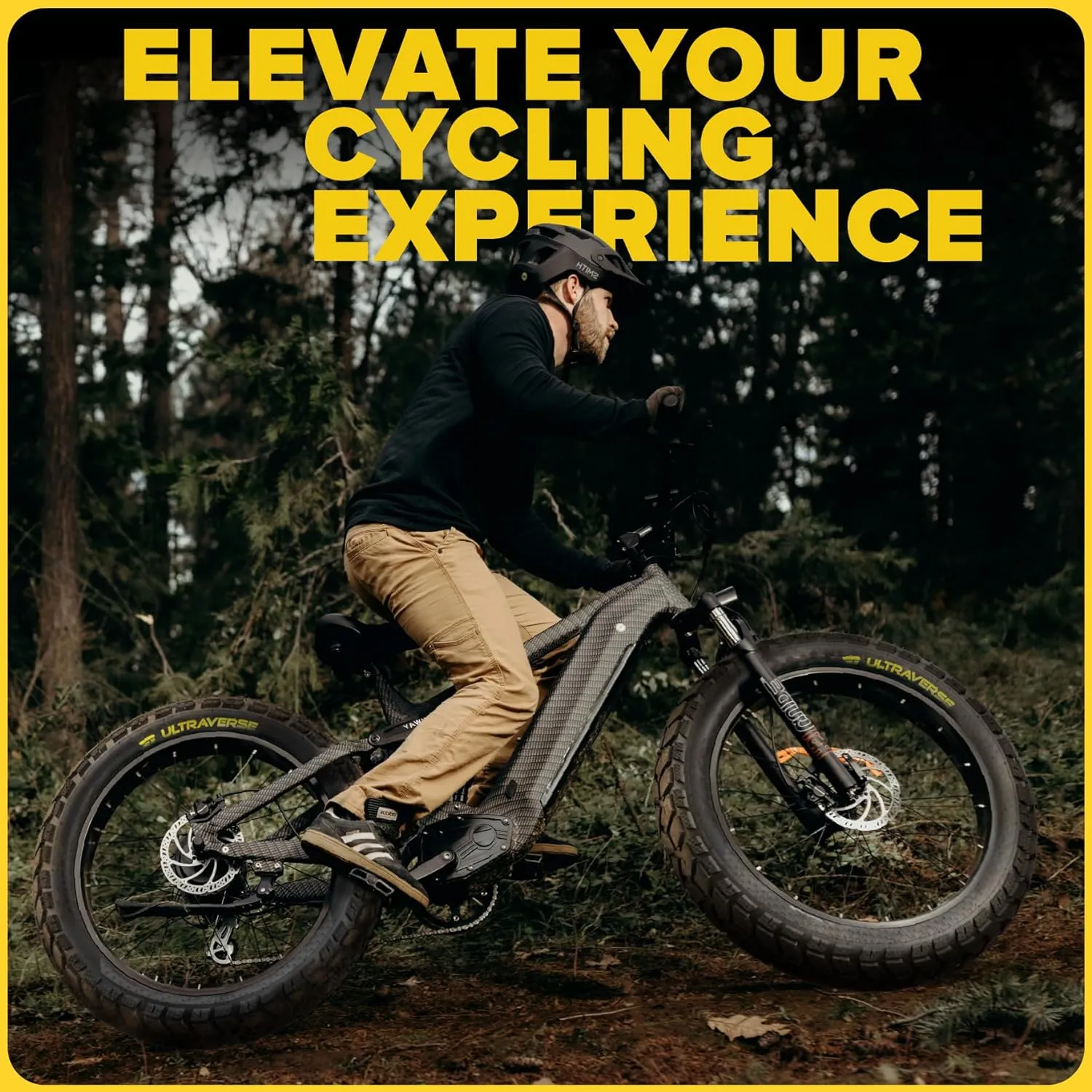 ULTRAVERSE 26x4 E-Bike Fat Tire - Robust, High-Performance 26inch Fat Tyre for MTB and Ebikes, Durable All-Terrain Directional Tread, Superior Density for Street & Trail Adventures-2 Unit