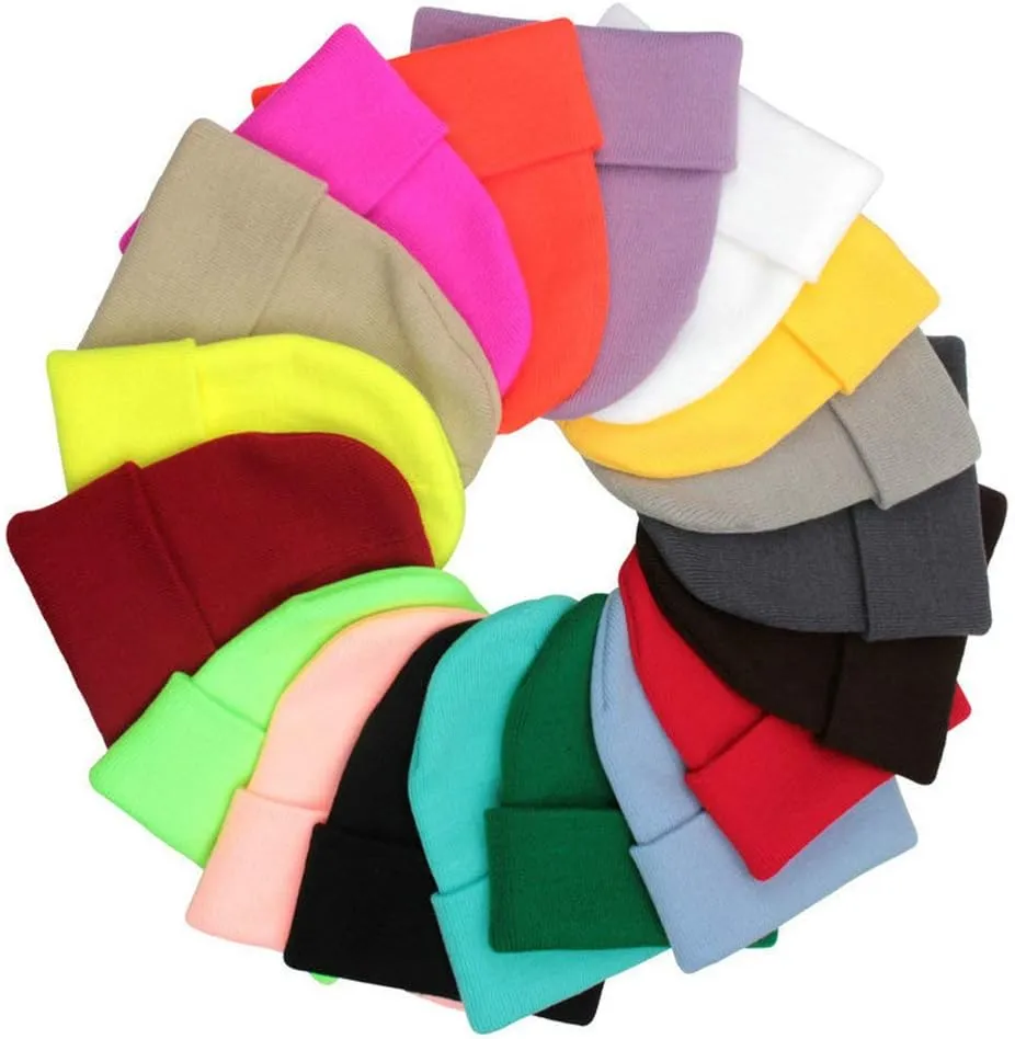 Unisex Adult Knit Beanie for Men Women Warm Snug Hat Cap