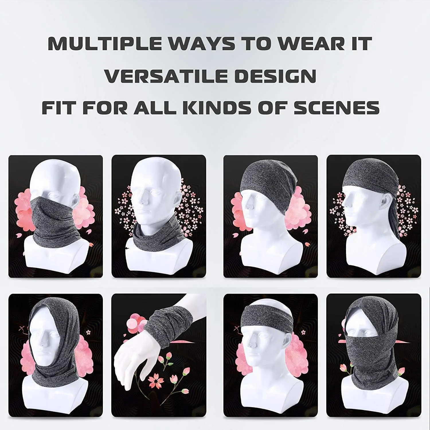 Winter Thermal Neck Warmer/Neck Gaiter Face Scarf/Face Cover Winter Ski Mask - Cold Weather Balaclava