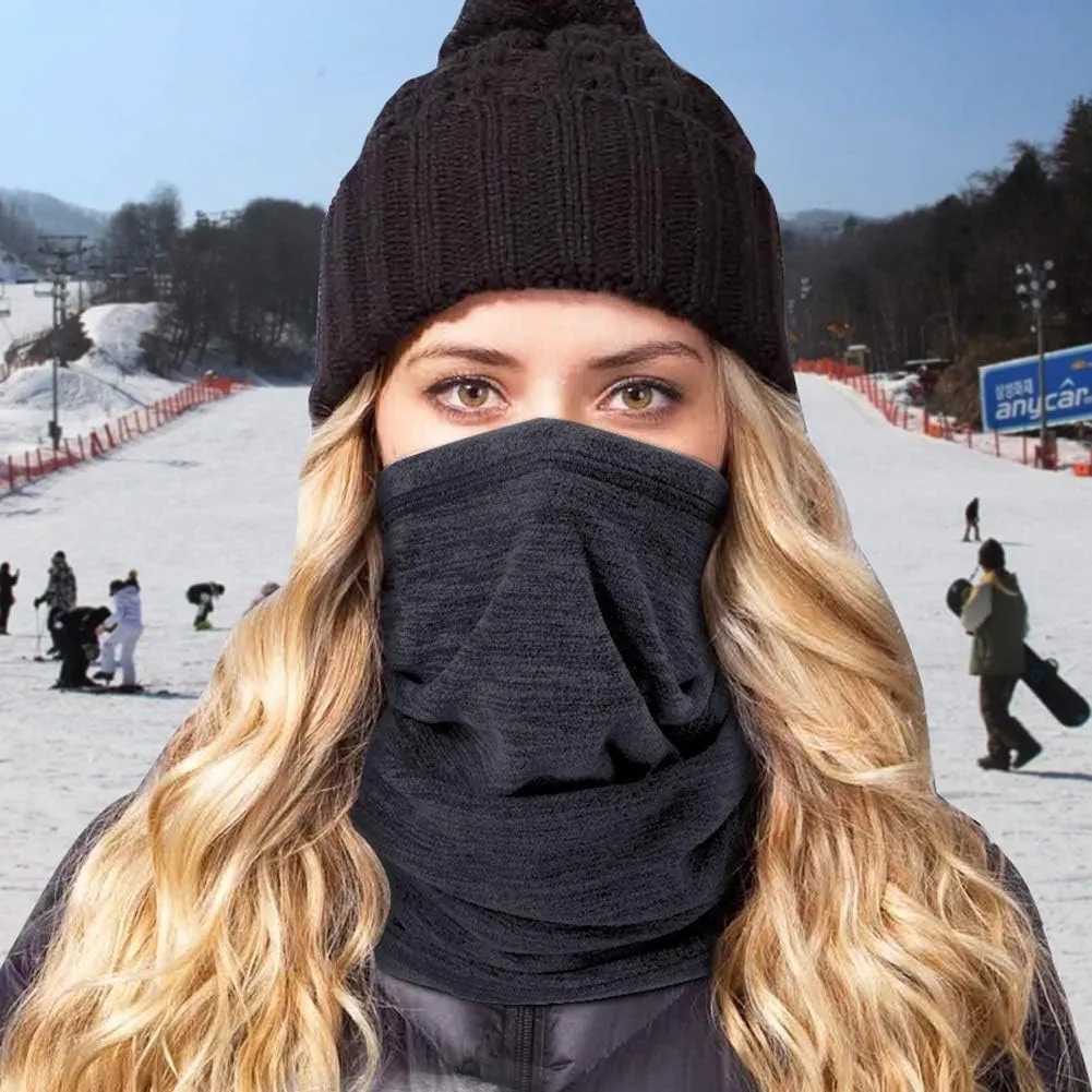 Winter Thermal Neck Warmer/Neck Gaiter Face Scarf/Face Cover Winter Ski Mask - Cold Weather Balaclava