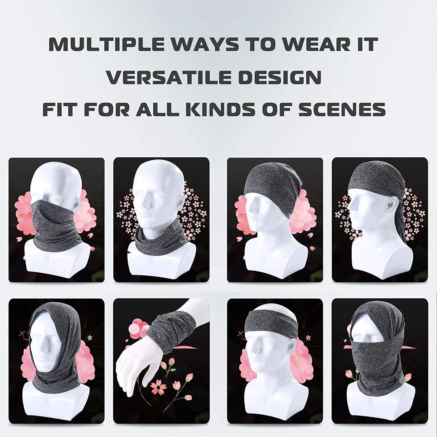 Winter Thermal Neck Warmer/Neck Gaiter Face Scarf/Face Cover Winter Ski Mask - Cold Weather Balaclava