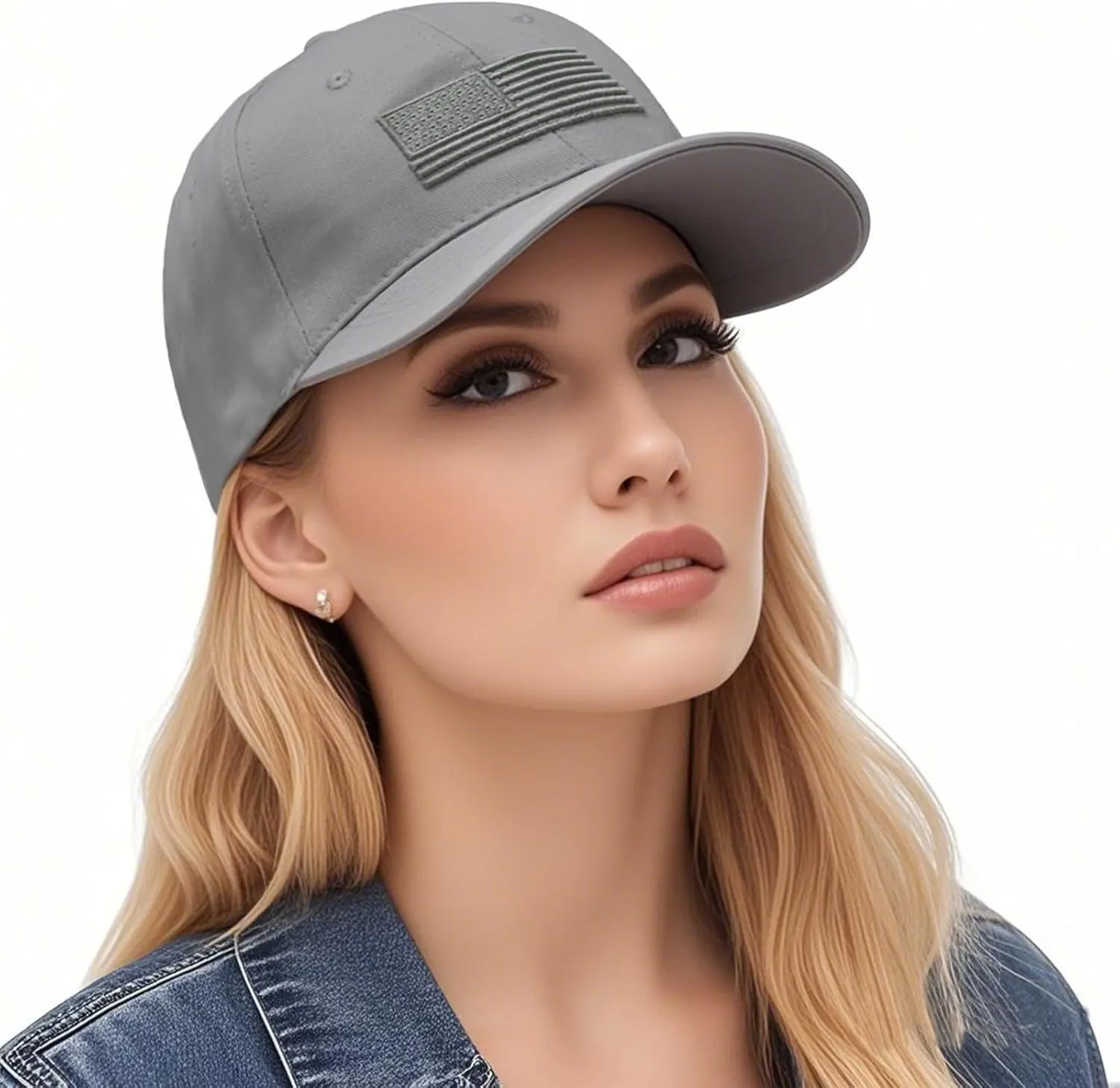 Womens Hats Baseball Caps Mens - American Flag Trucker Hat Unisex Tactical Hat USA Ball Cap Vintage Hats for Men
