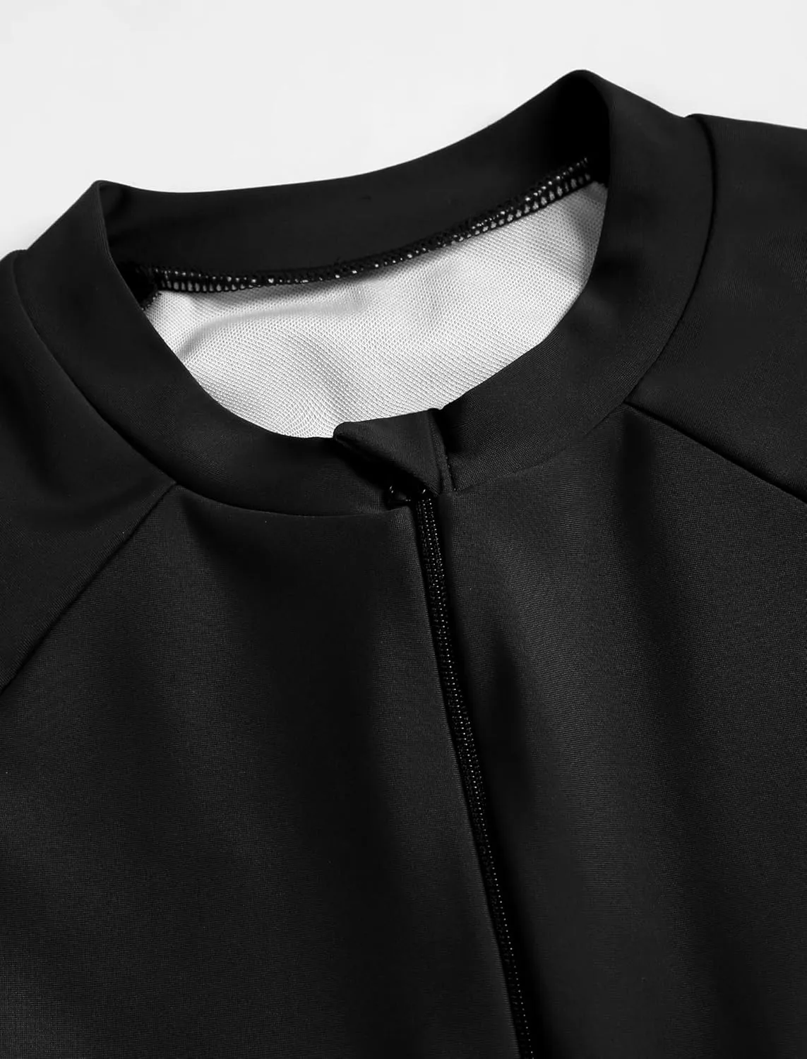 ZAFUL Women's One Piece Rash Guard Long Sleeve Modest Swimsuits Dress Zipper Bathing Suit Swimskirt