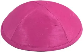 Zion Judaica Deluxe Raw Silk Kippot Bulk Packs or Single Kippah Includes Free Clips