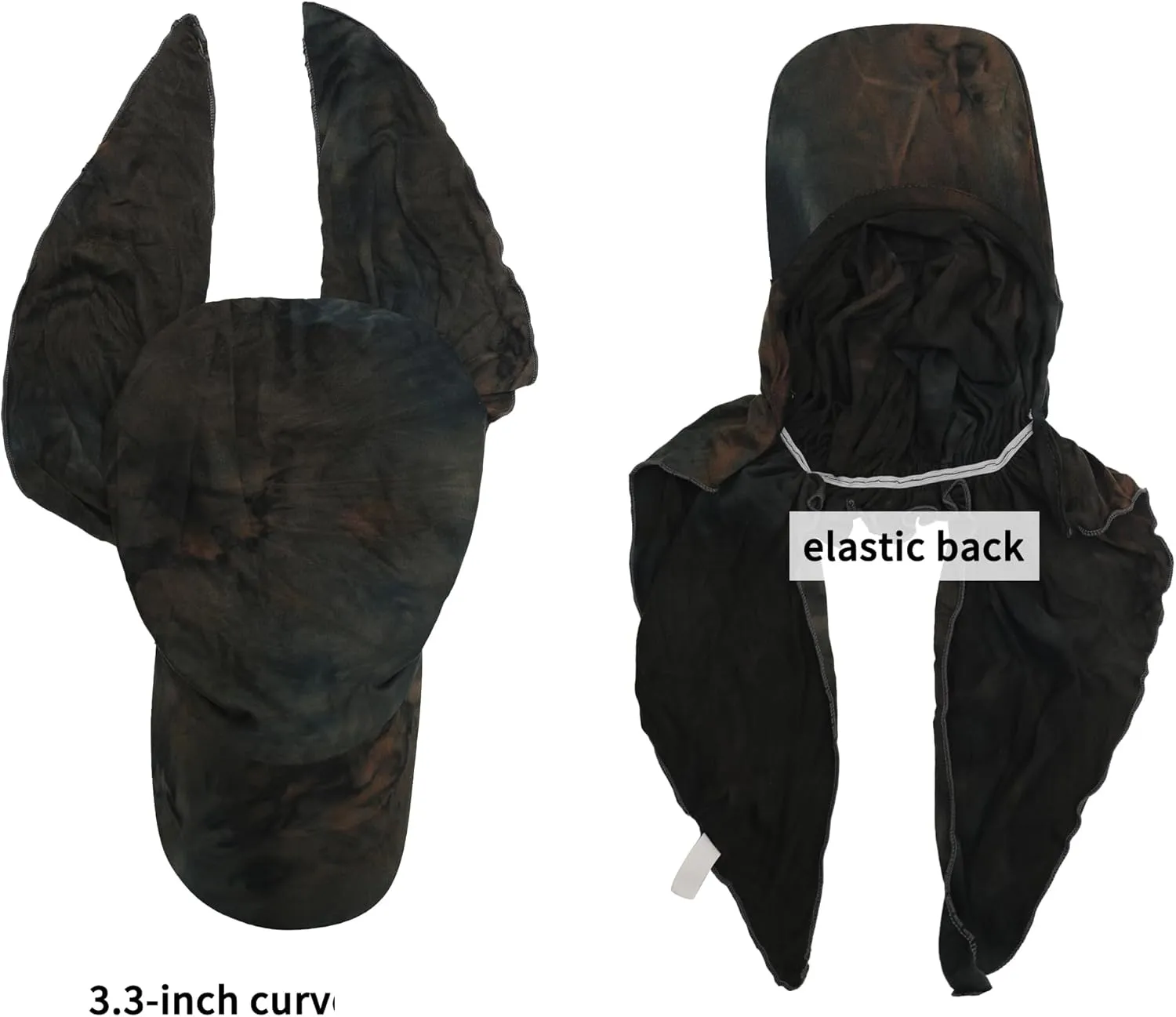 ZLYC Chemo Headwear for Women Brim Visor Head Scarf Pre Tied Headwraps Lightweight Skull Cap