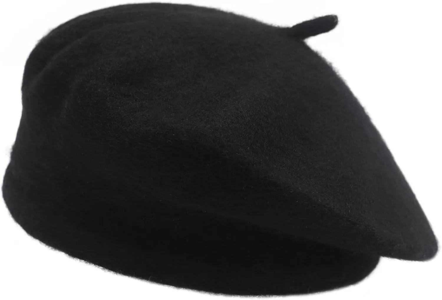 ZLYC Wool Kids Beret Hat Girls Solid Color Artist French Beret Cap