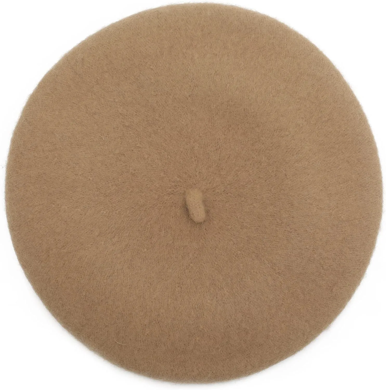 ZLYC Wool Kids Beret Hat Girls Solid Color Artist French Beret Cap